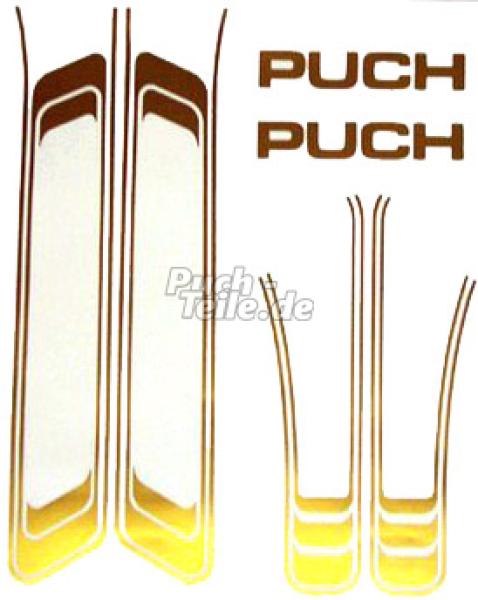 Aufklebersatz Gold aus Folie geplottert